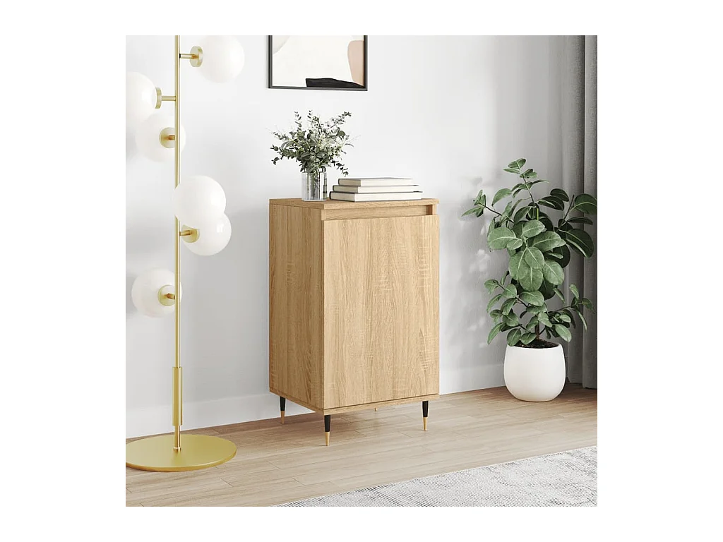 Sonoma eiken dressoir 40x35x70 cm bewerkt hout