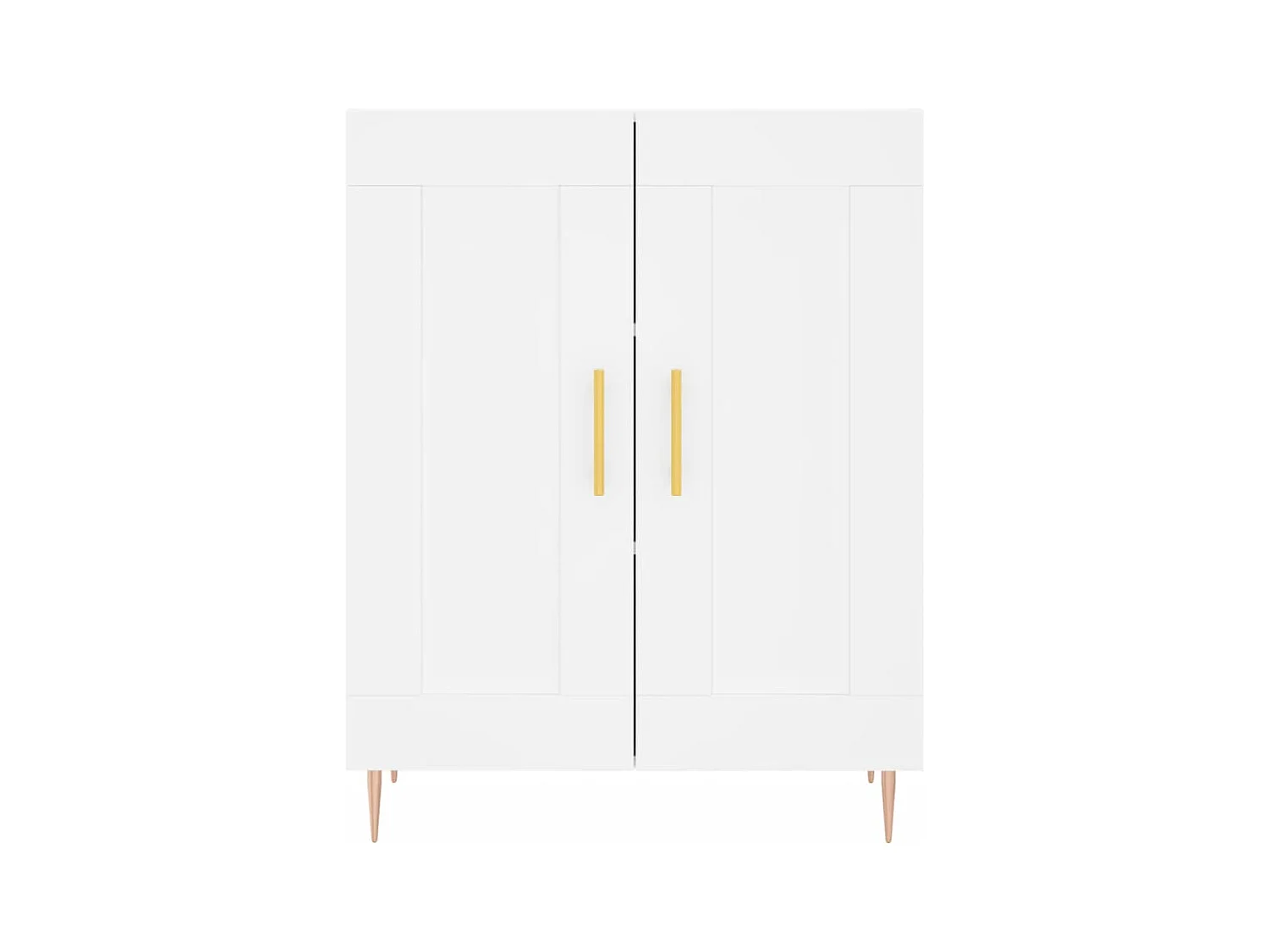 Buffet blanc 69,5x34x90 cm bois d'ingénierie