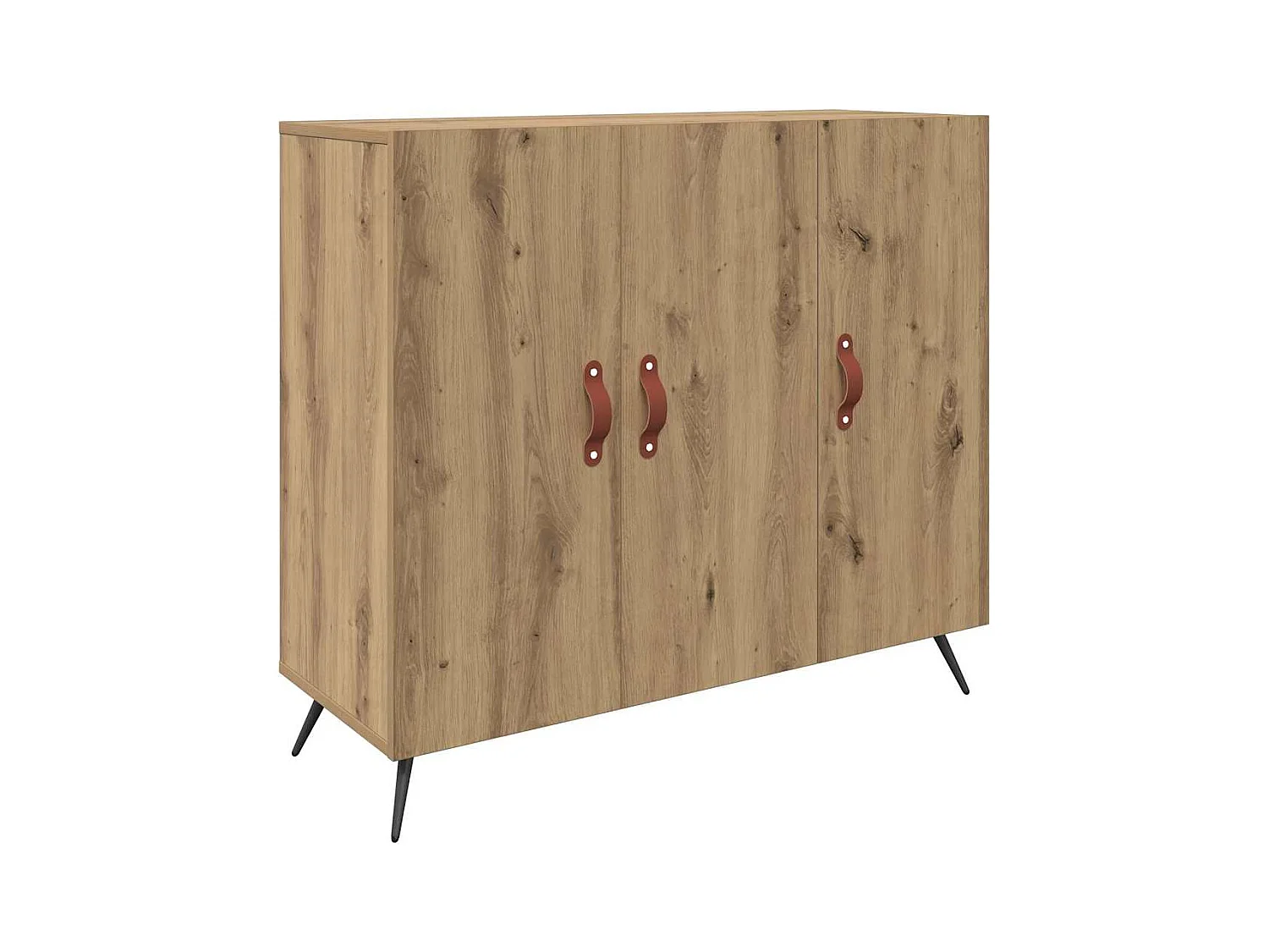 Buffet Marron 90 x 34 x 80 cm Bois d'ingénierie
