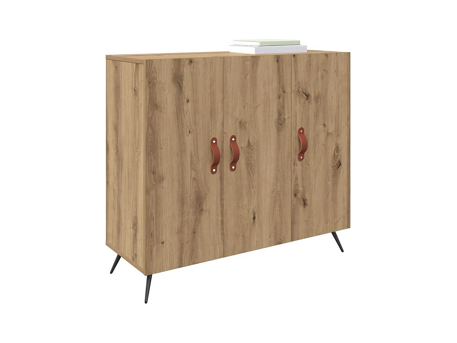 Buffet Marron 90 x 34 x 80 cm Bois d'ingénierie