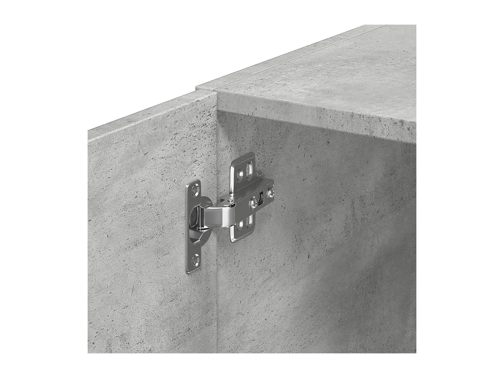 Betongrijze slanke opbergkast 40x42,5x225 cm