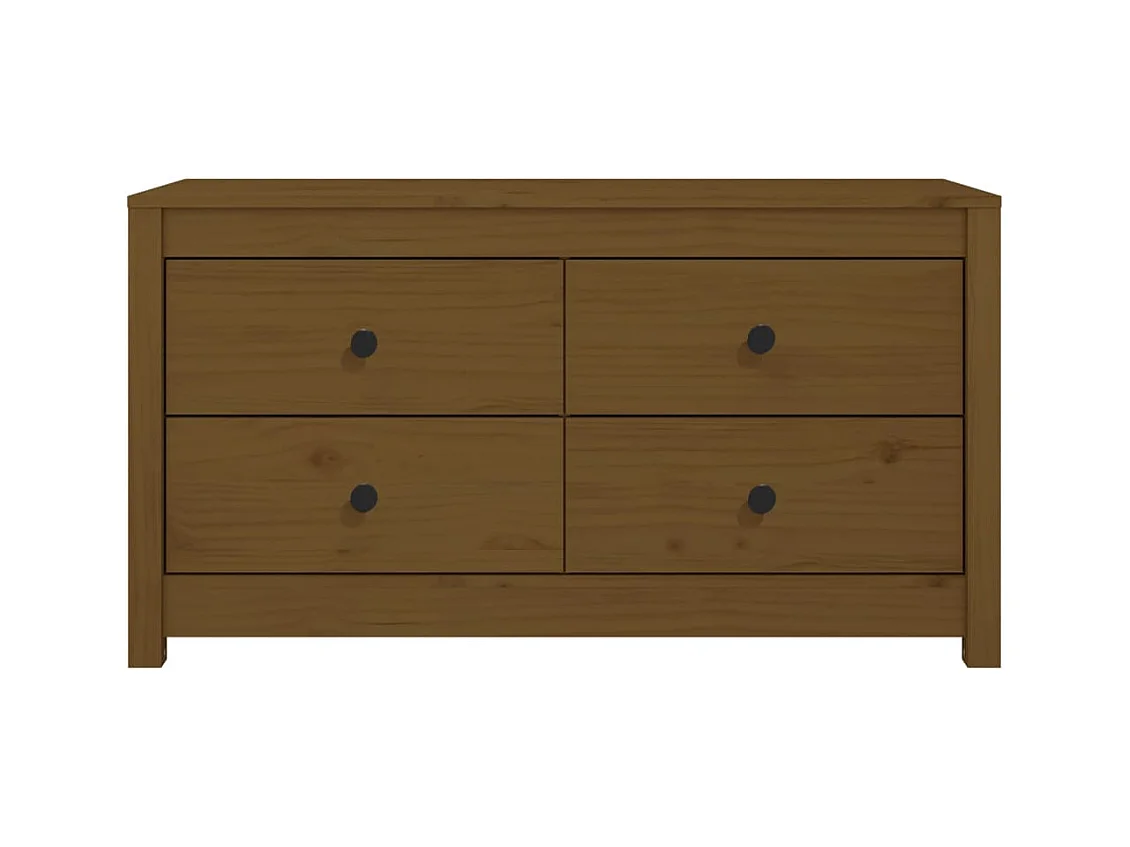 Armoire latérale Marron Miel 100x40x54 cm Bois de pin massif