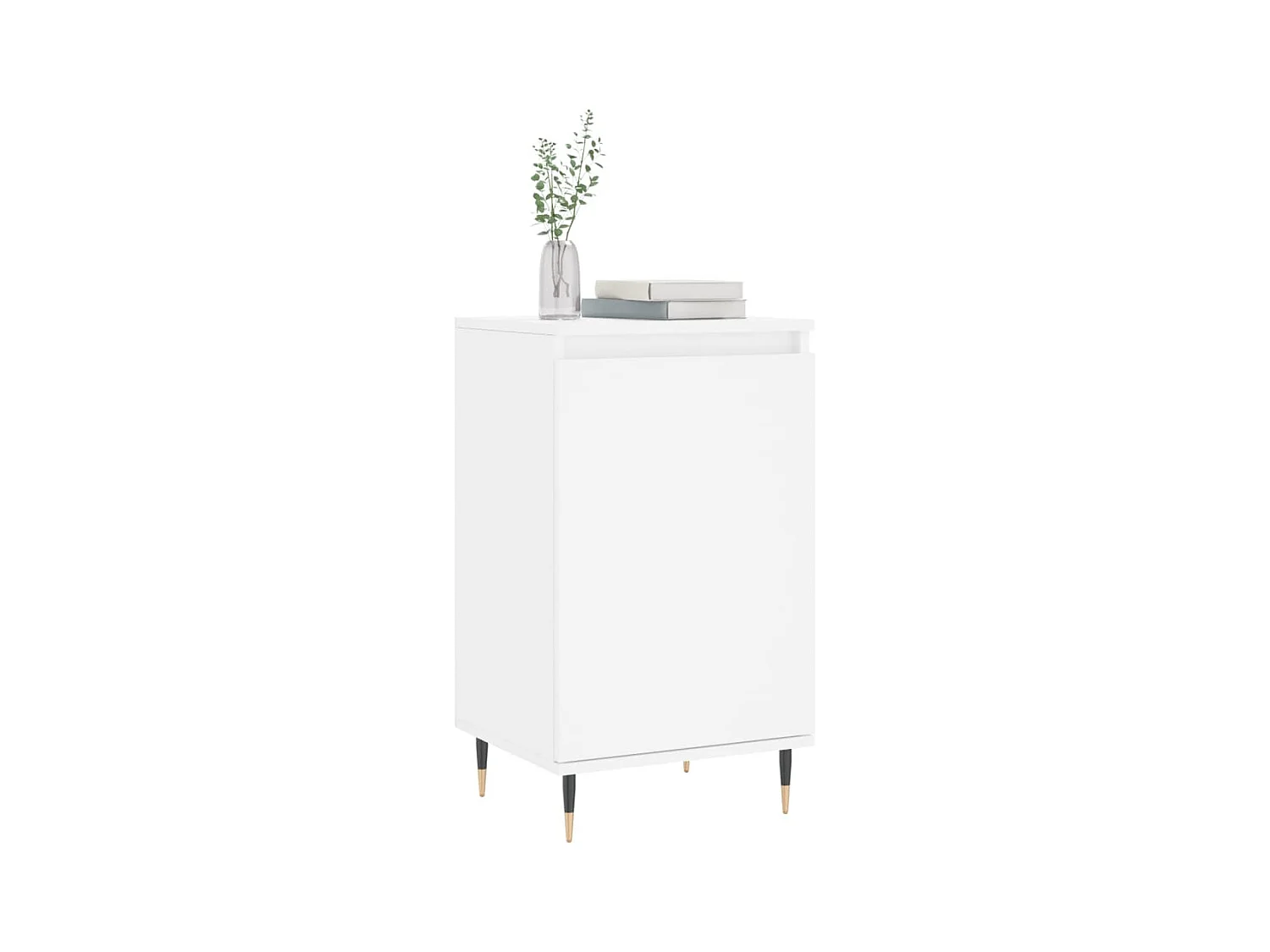 Buffets 2 pcs blanc 40x35x70 cm bois d’ingénierie