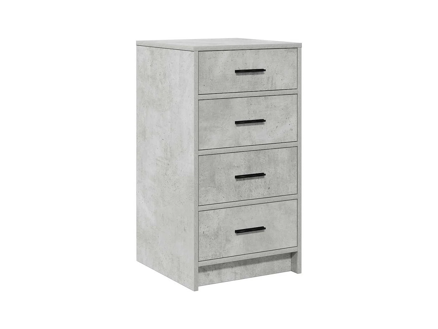 Buffet avec tiroir Gris béton 40 x 41 x 75 cm Bois d'ingénierie