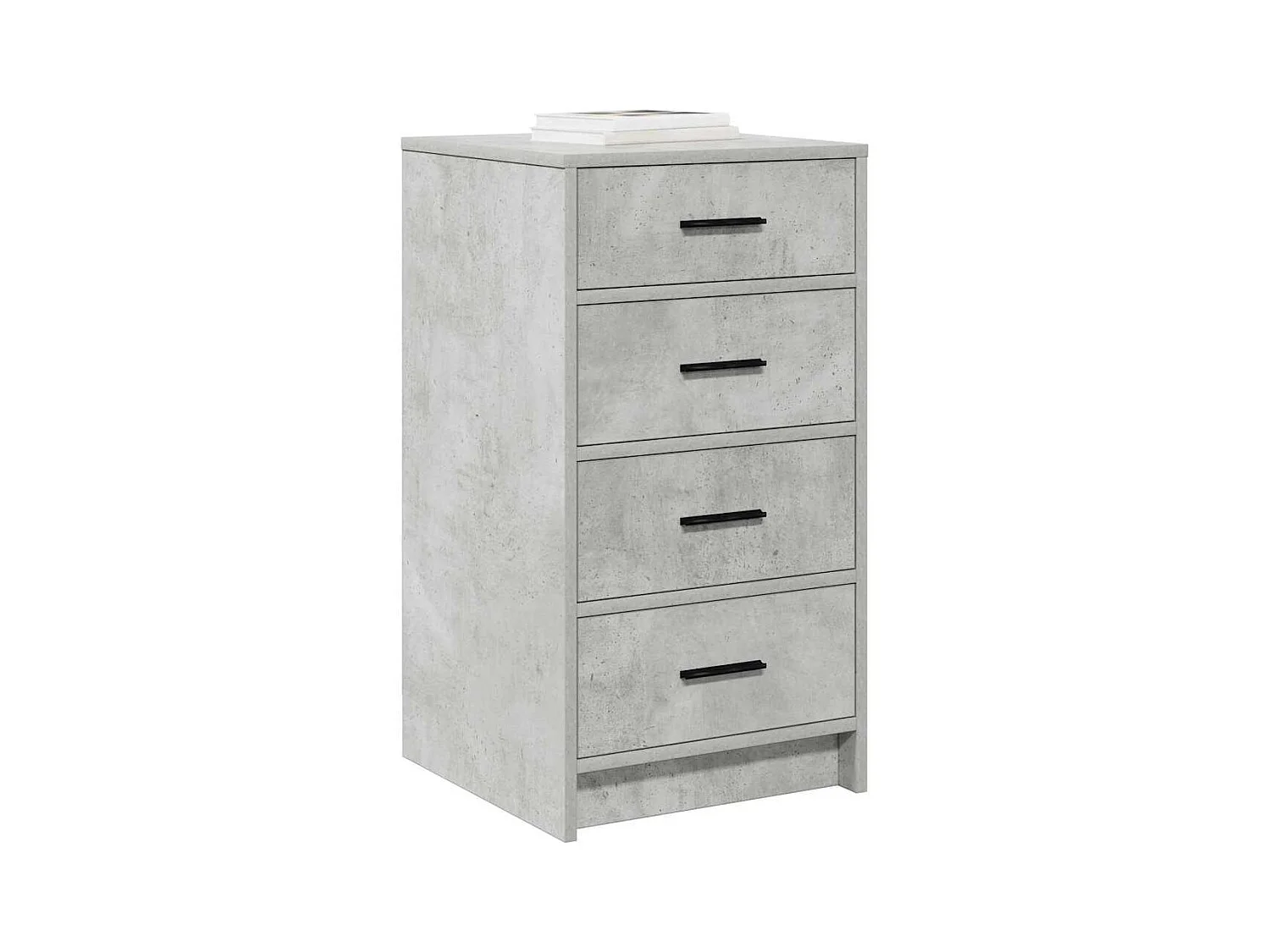 Buffet avec tiroir Gris béton 40 x 41 x 75 cm Bois d'ingénierie