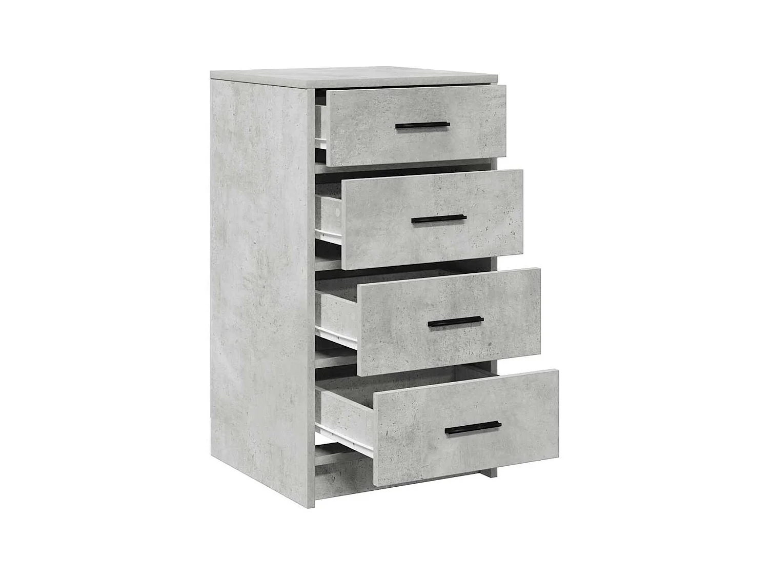 Buffet avec tiroir Gris béton 40 x 41 x 75 cm Bois d'ingénierie