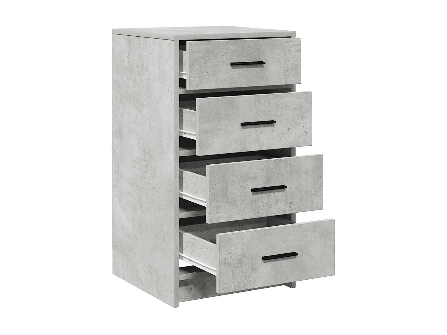 Buffet avec tiroir Gris béton 40 x 41 x 75 cm Bois d'ingénierie