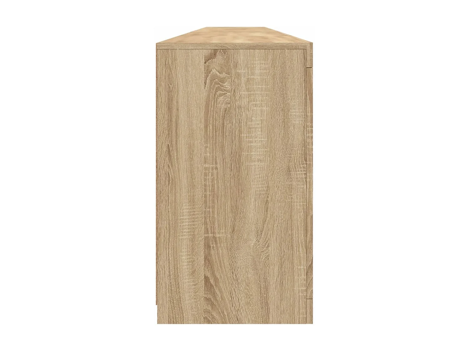 Dressoir met LED-verlichting Sonoma eiken 283x37x67 cm