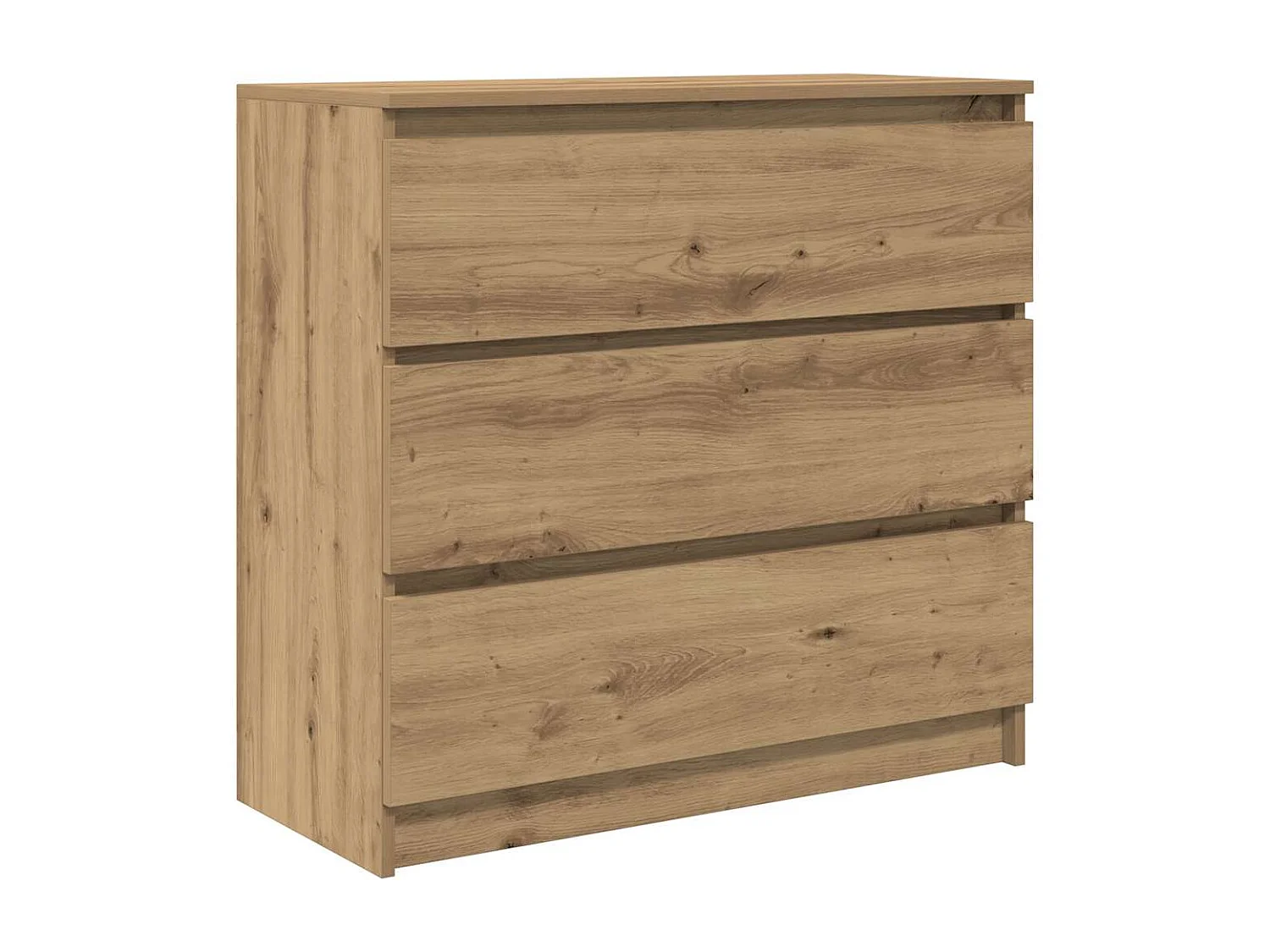 Handgefertigtes Sideboard aus Eichenholz 80x35x76 cm