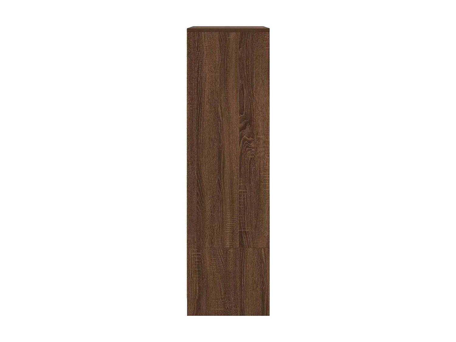 Armoire tiroir chêne marron 55,5x34x119,5 cm bois d'ingénierie