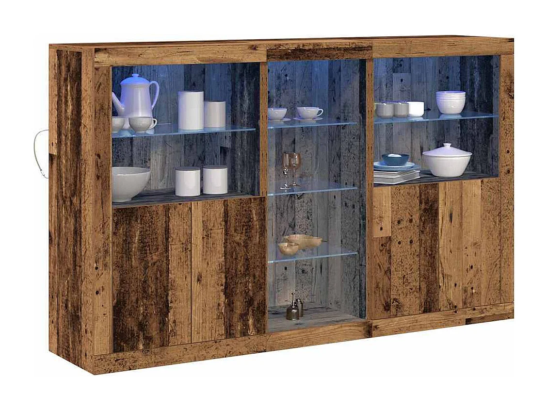 Credenza in legno antico 162 x 37 x 100 cm Legno ingegnerizzato