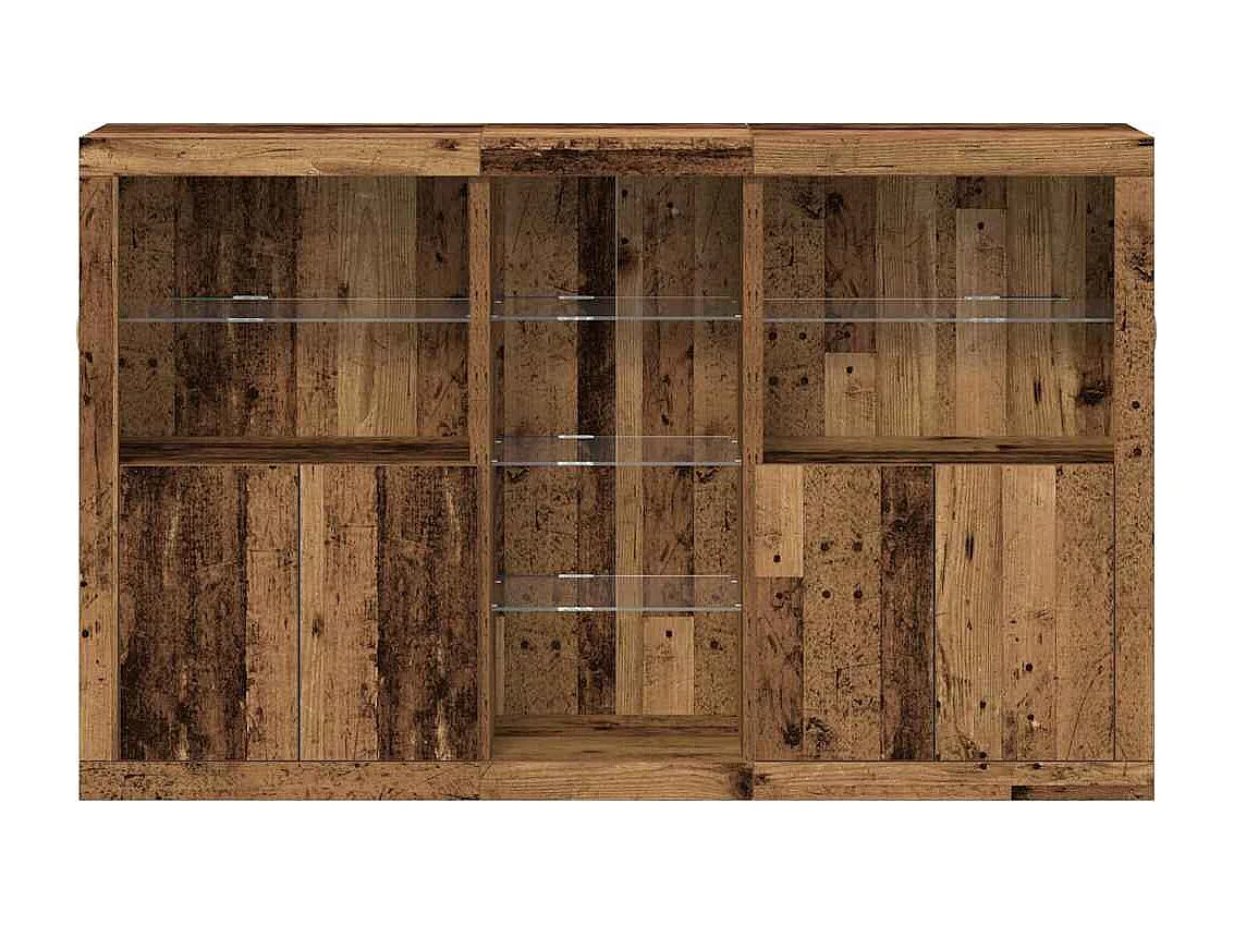 Credenza in legno antico 162 x 37 x 100 cm Legno ingegnerizzato