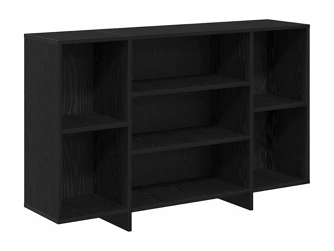 Buffet Chêne noir 120 x 30 x 75 cm Bois d'ingénierie