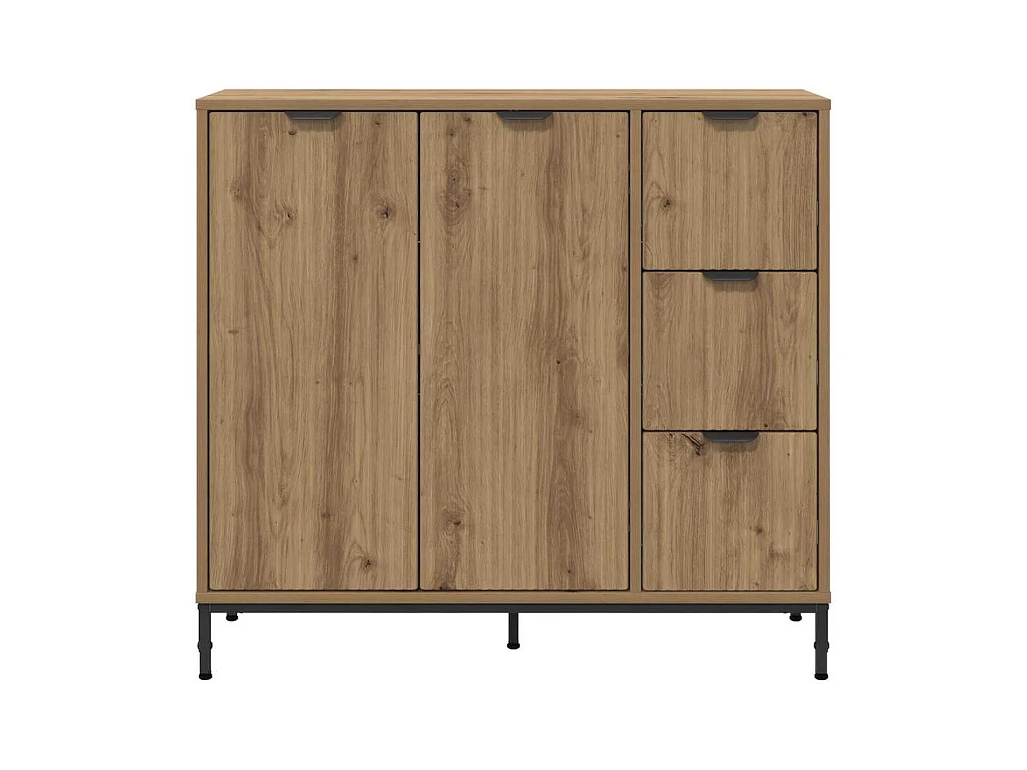 Buffet chêne artisanal 89,5 x 33 x 82 cm Bois d'ingénierie