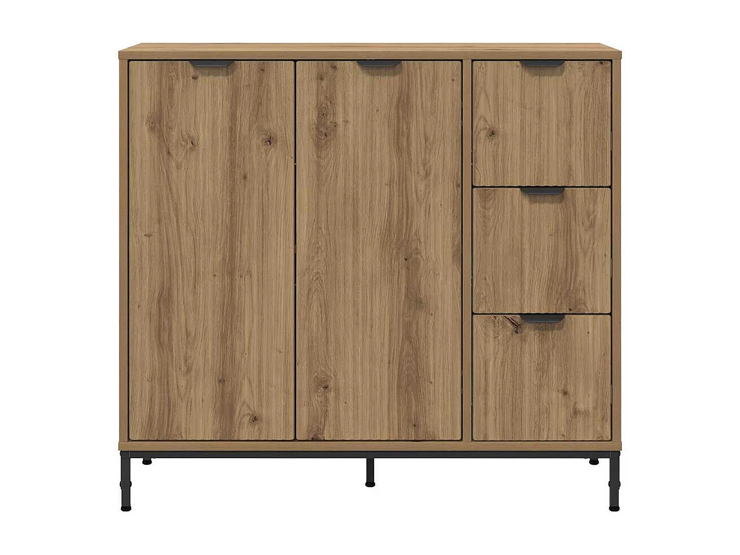 Handgemaakt eikenhouten dressoir 89,5 x 33 x 82 cm Technisch hout