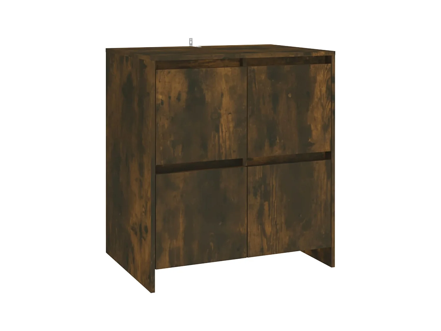 Sideboards 2 Stk. Geräucherte Eiche 70x41x75 cm Holzwerkstoff
