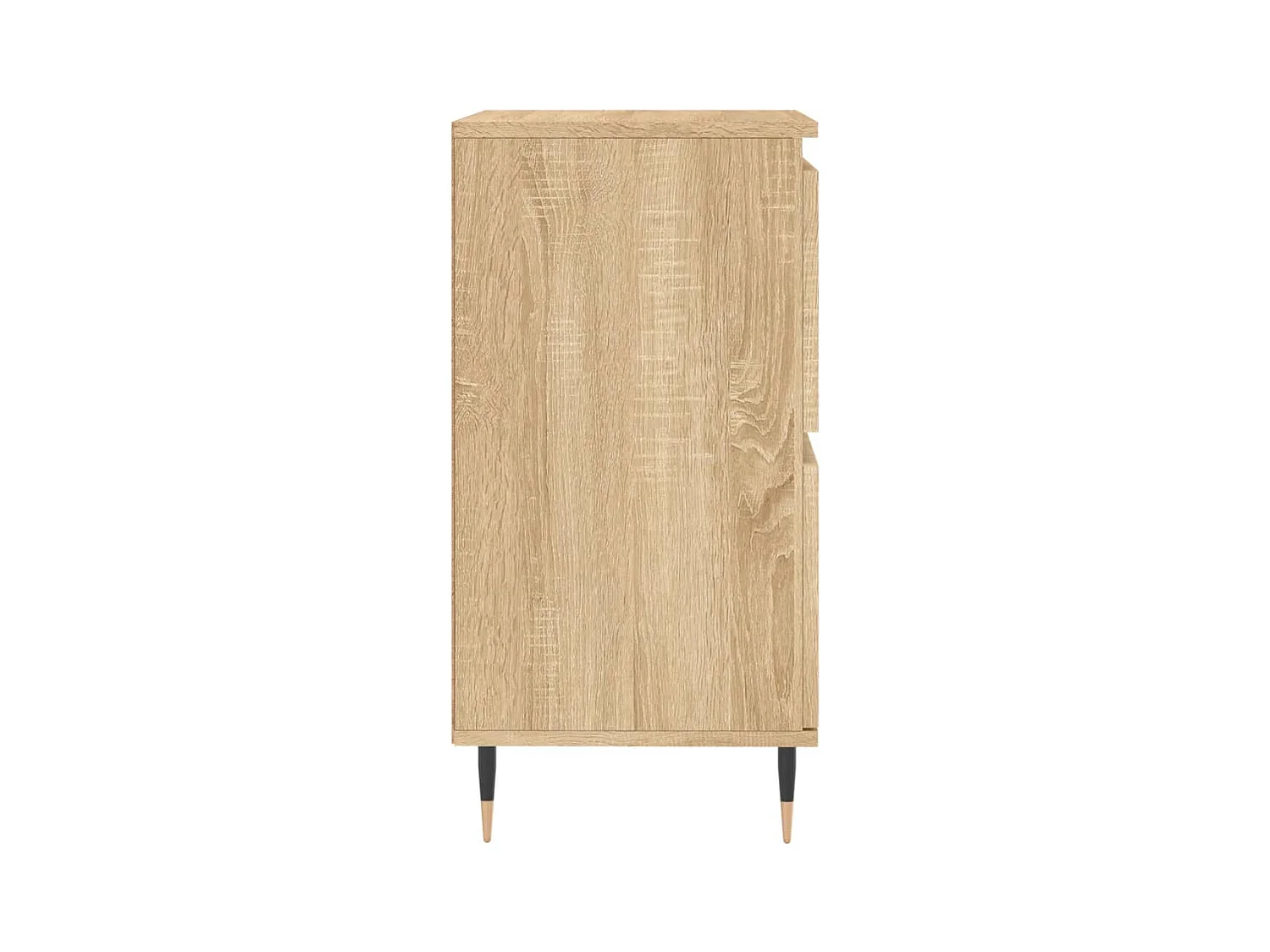 Buffets 2 pcs chêne sonoma bois d'ingénierie