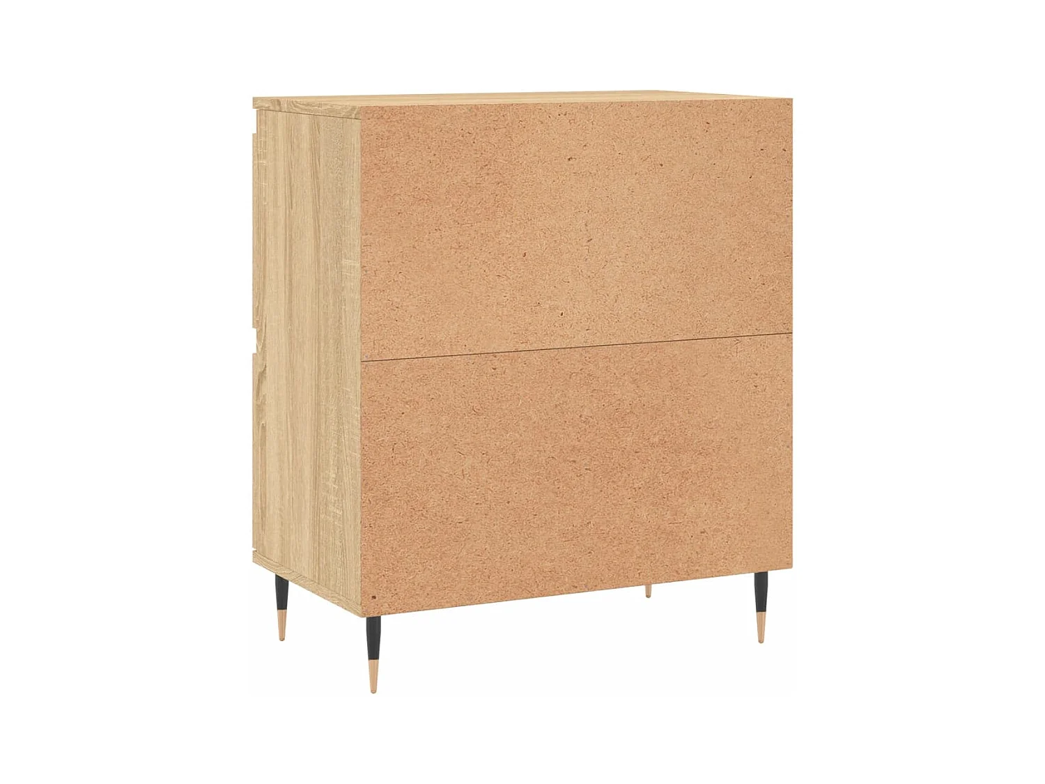 Buffets 2 pcs chêne sonoma bois d'ingénierie