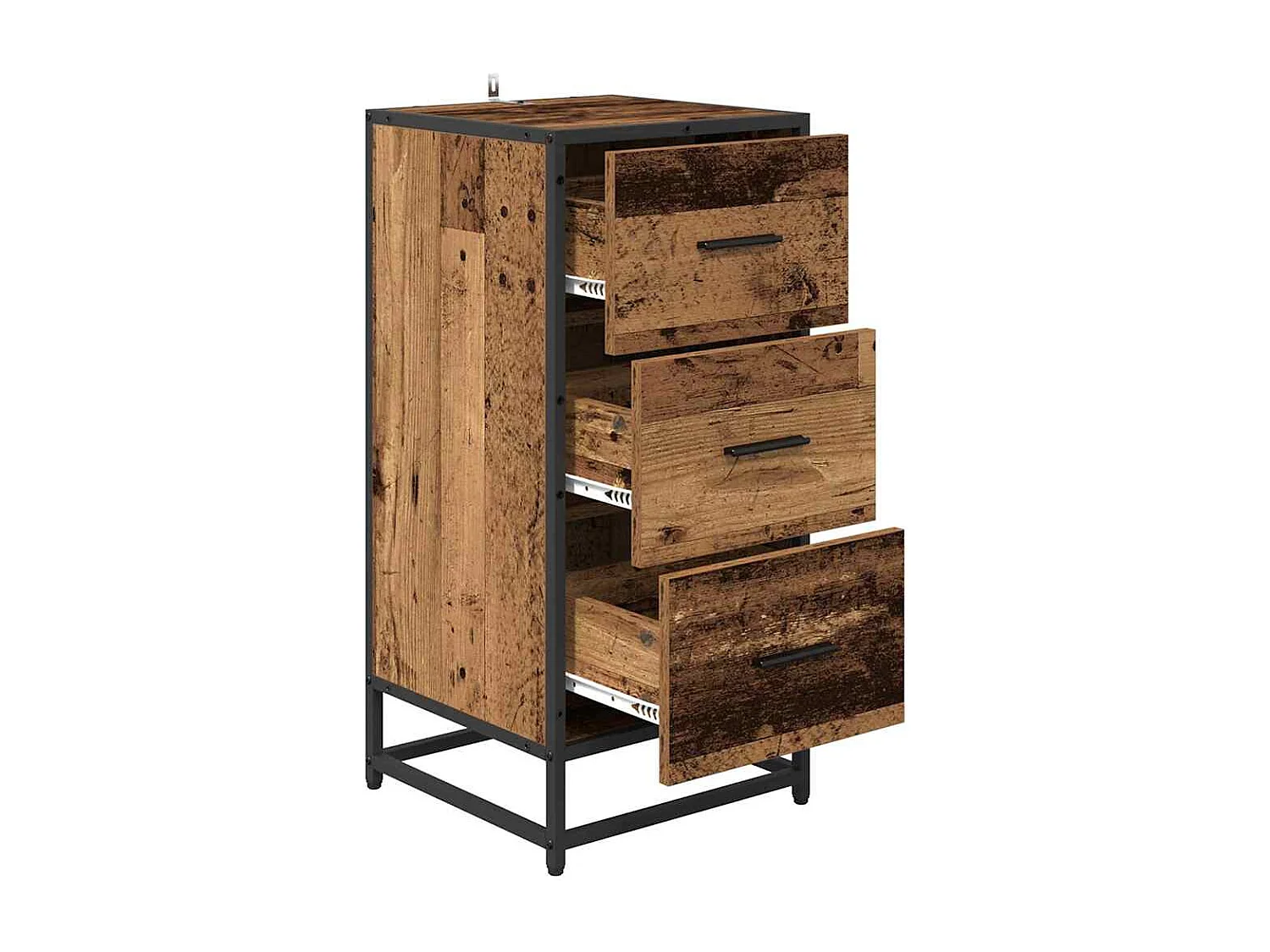 Buffet Bois ancien 35.5 x 35 x 76 cm Bois d'ingénierie