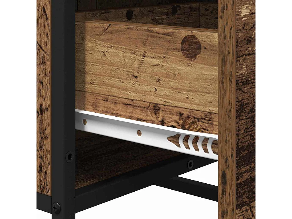 Buffet Bois ancien 35.5 x 35 x 76 cm Bois d'ingénierie