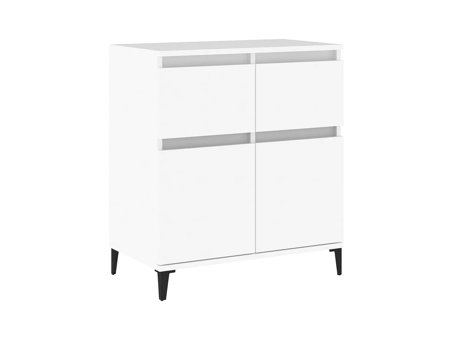 Buffet Blanc 60x35x70 cm Bois d'ingénierie