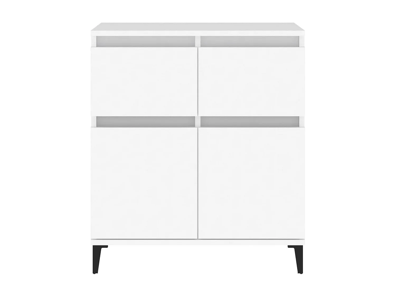 Buffet Blanc 60x35x70 cm Bois d'ingénierie