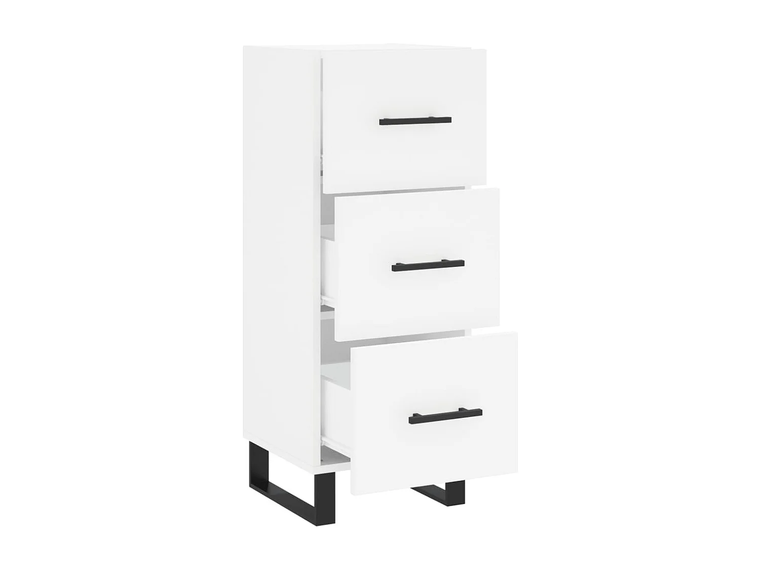 Buffet blanc 34,5x34x90 cm bois d'ingénierie