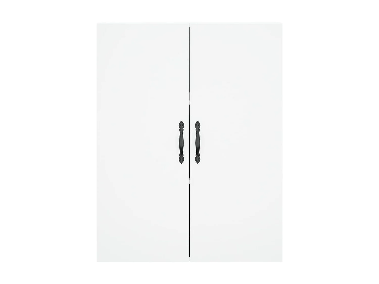 Wit hoog dressoir 69,5x34x180 cm Technisch hout