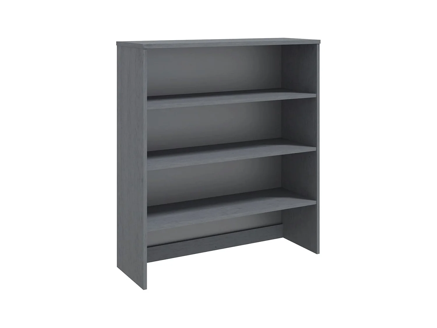 HAMAR Dressoirblad Donkergrijs 90x30x100 cm Dennenhout