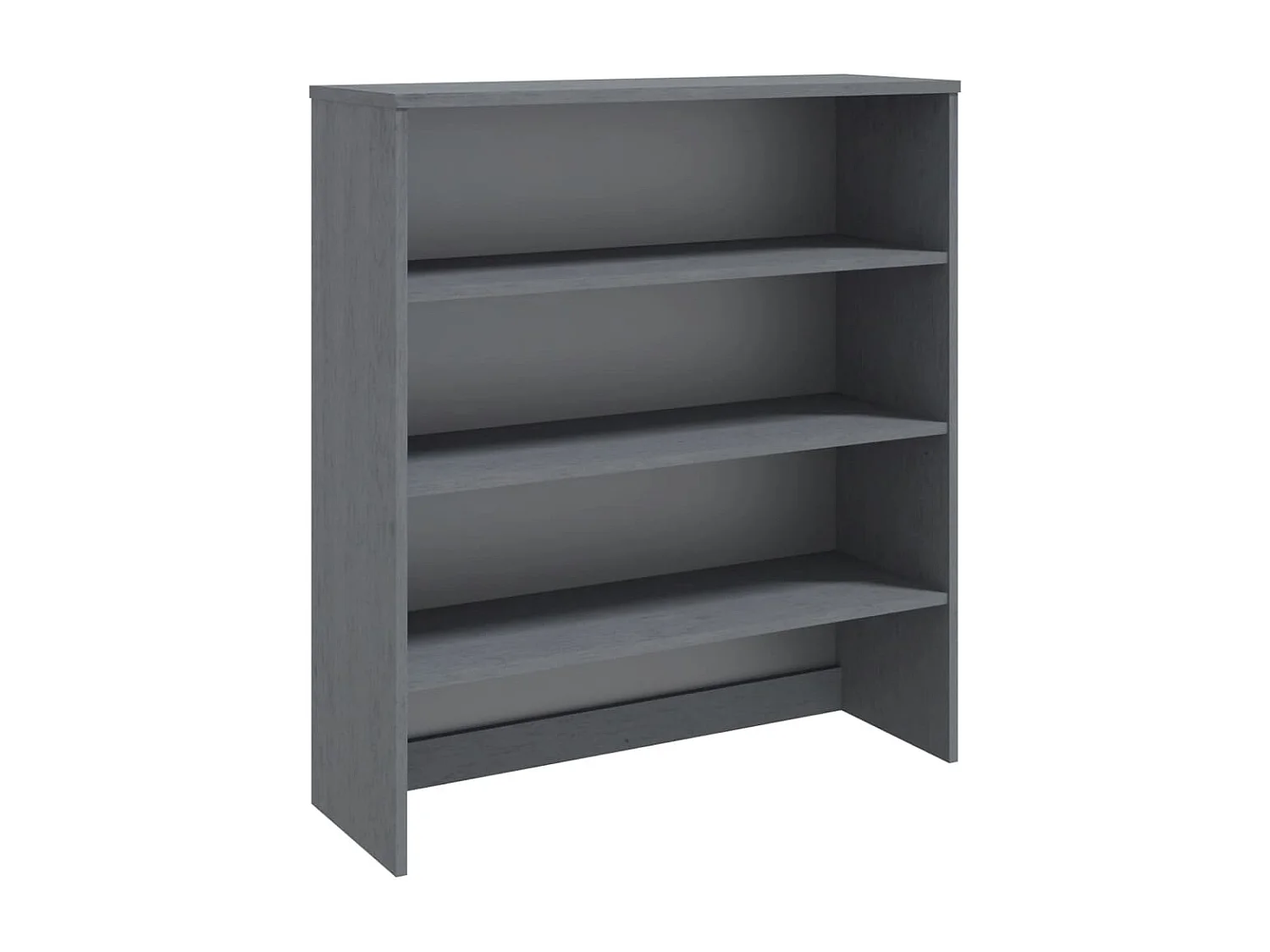 Dessus de buffet HAMAR Gris foncé 90x30x100 cm Bois de pin