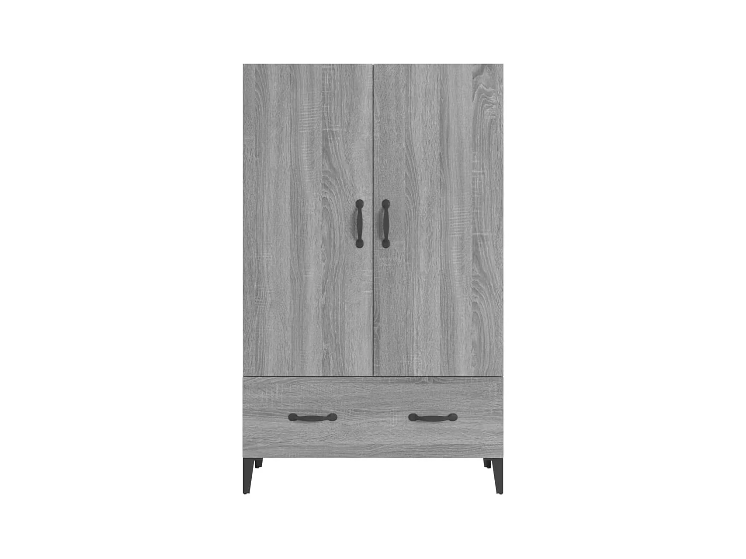 Buffet Sonoma gris 70x31x115 cm Bois d'ingénierie