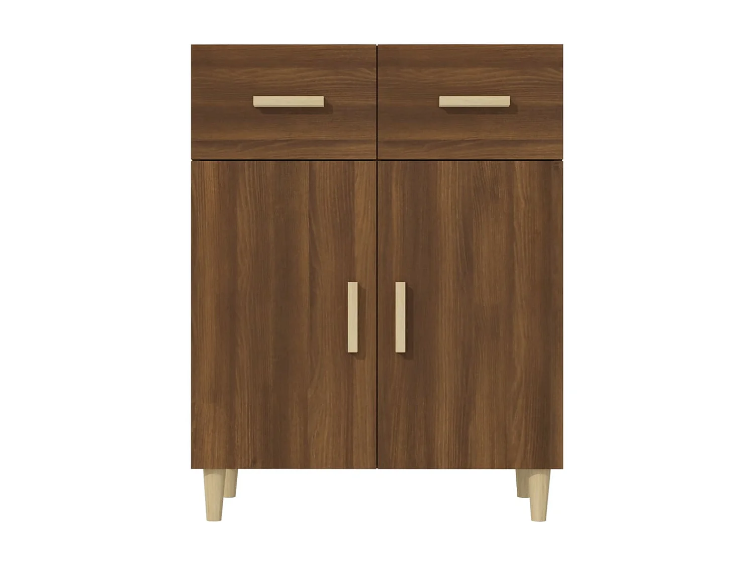 Sideboard Braune Eiche 69,5x34x89 cm Holzwerkstoff