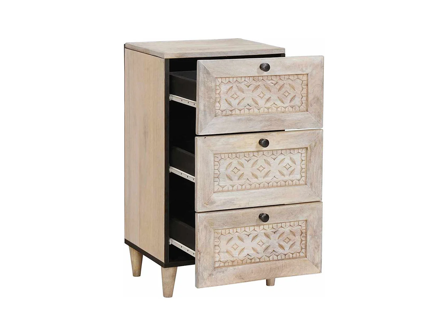 Buffet avec tiroir Blanc 33,5 x 40 x 75 cm