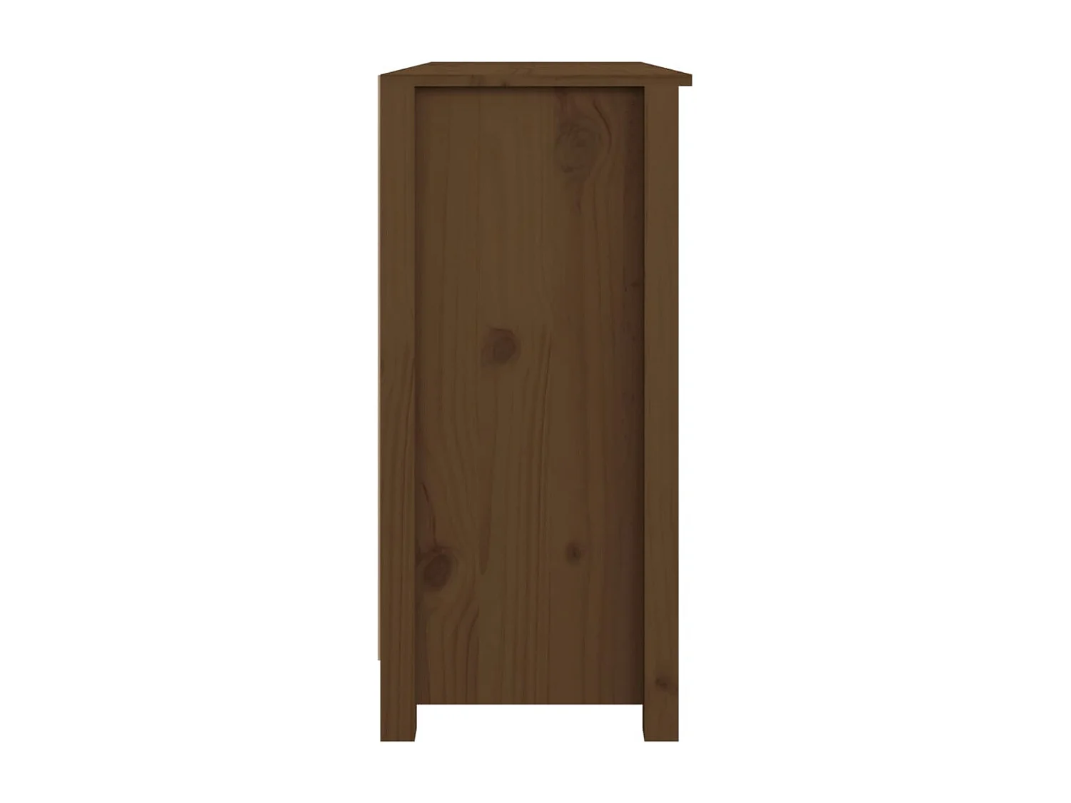 Buffet Marron miel 100x35x74 cm Bois massif de pin