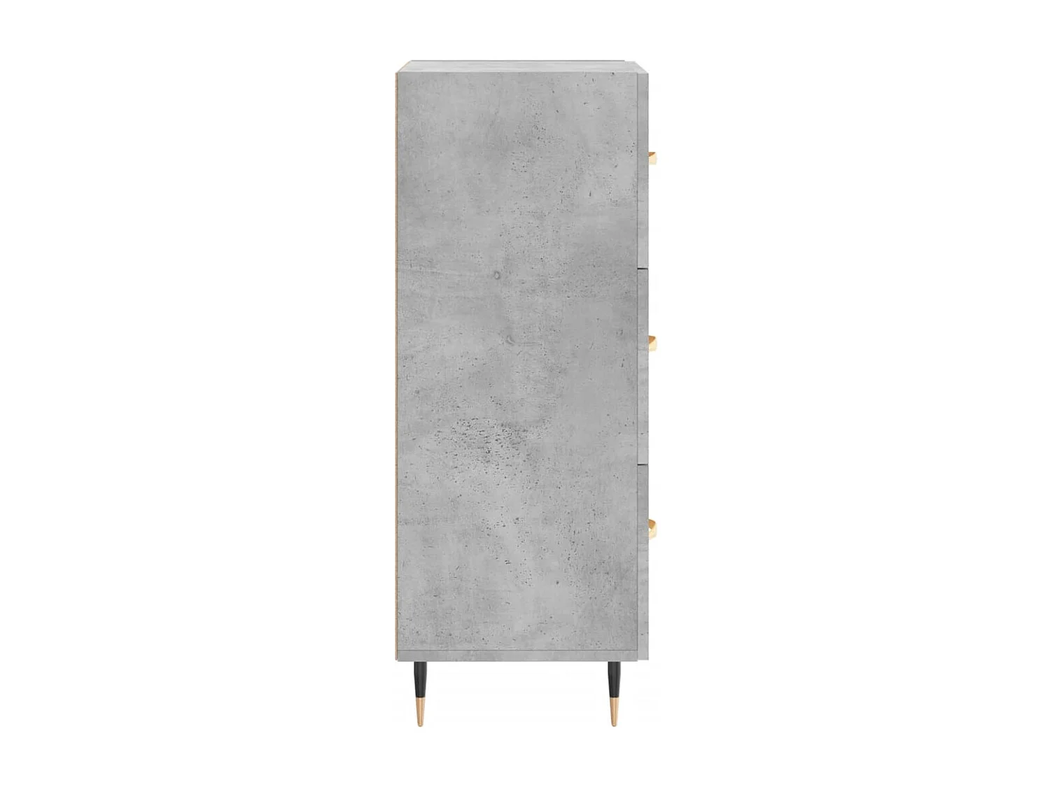 Buffet Gris béton 34,5x34x90 cm Bois d'ingénierie