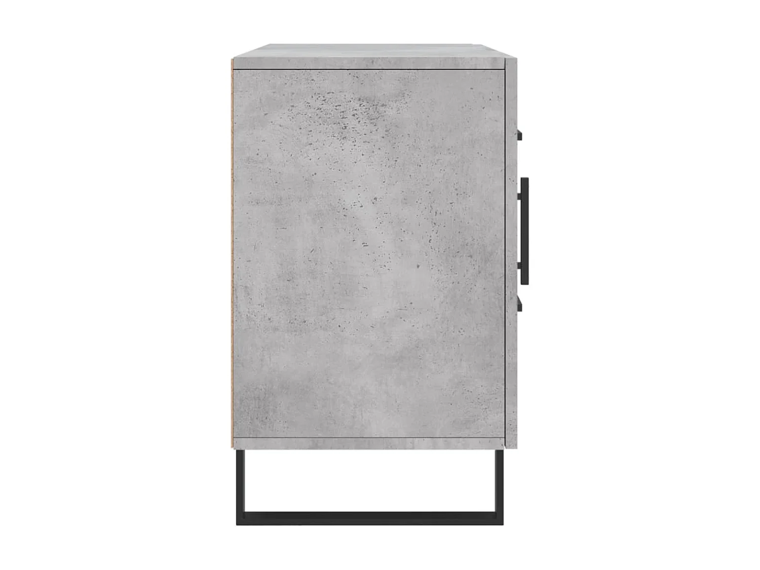 Buffet gris béton 100x36x60 cm bois d'ingénierie