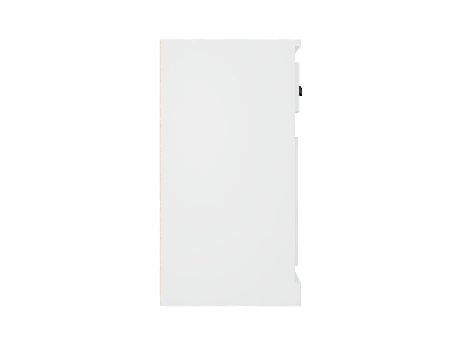 Buffet blanc 70x35,5x67,5 cm bois d'ingénierie