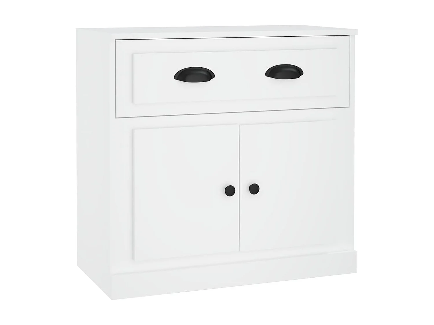 Buffet blanc 70x35,5x67,5 cm bois d'ingénierie