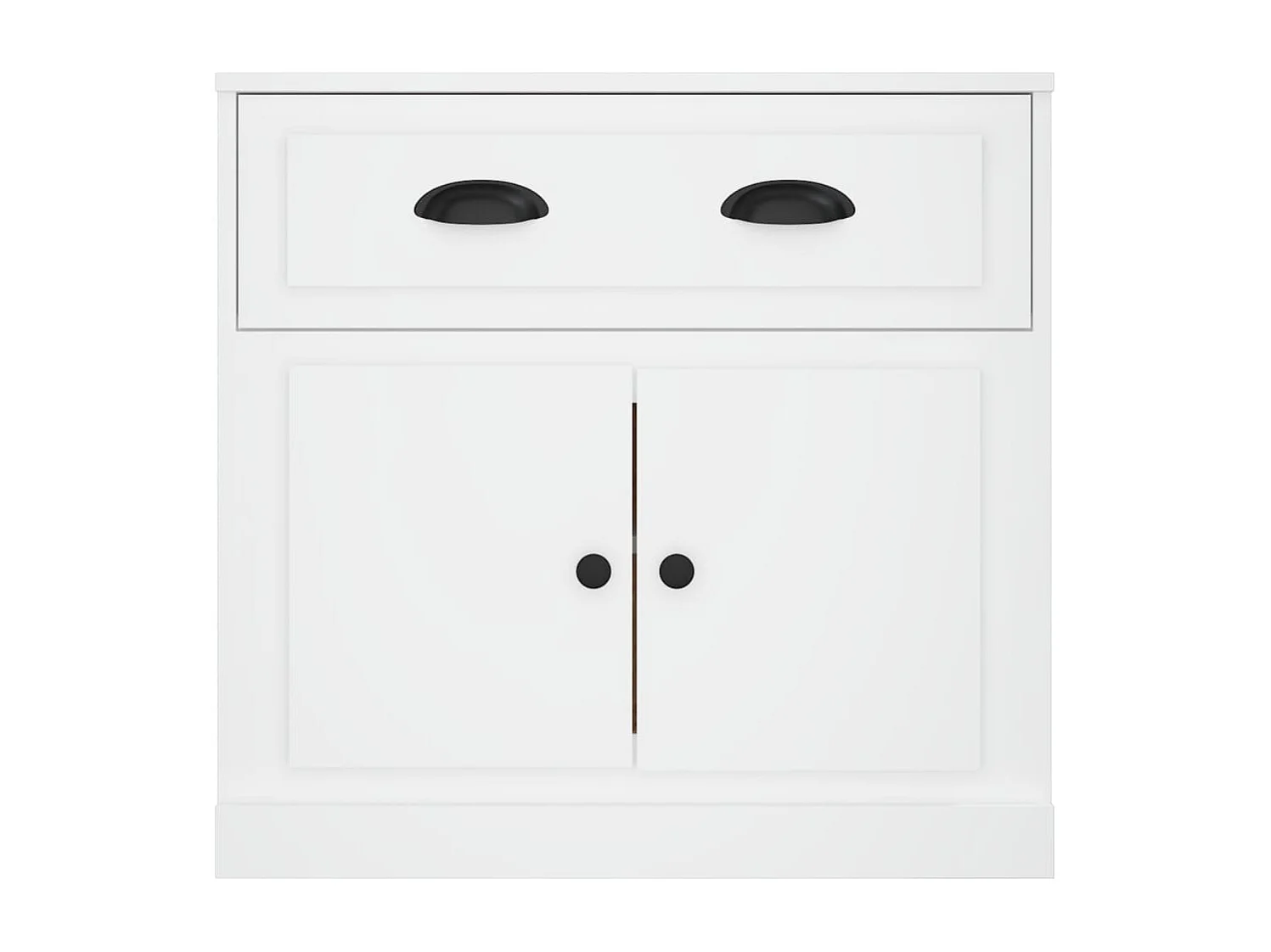 Buffet blanc 70x35,5x67,5 cm bois d'ingénierie