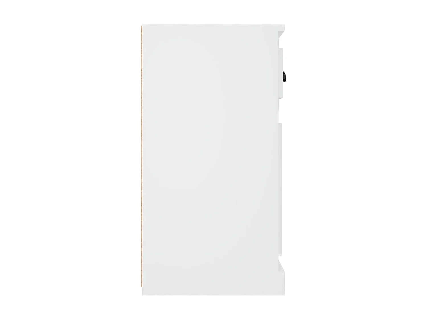 Buffet blanc 70x35,5x67,5 cm bois d'ingénierie