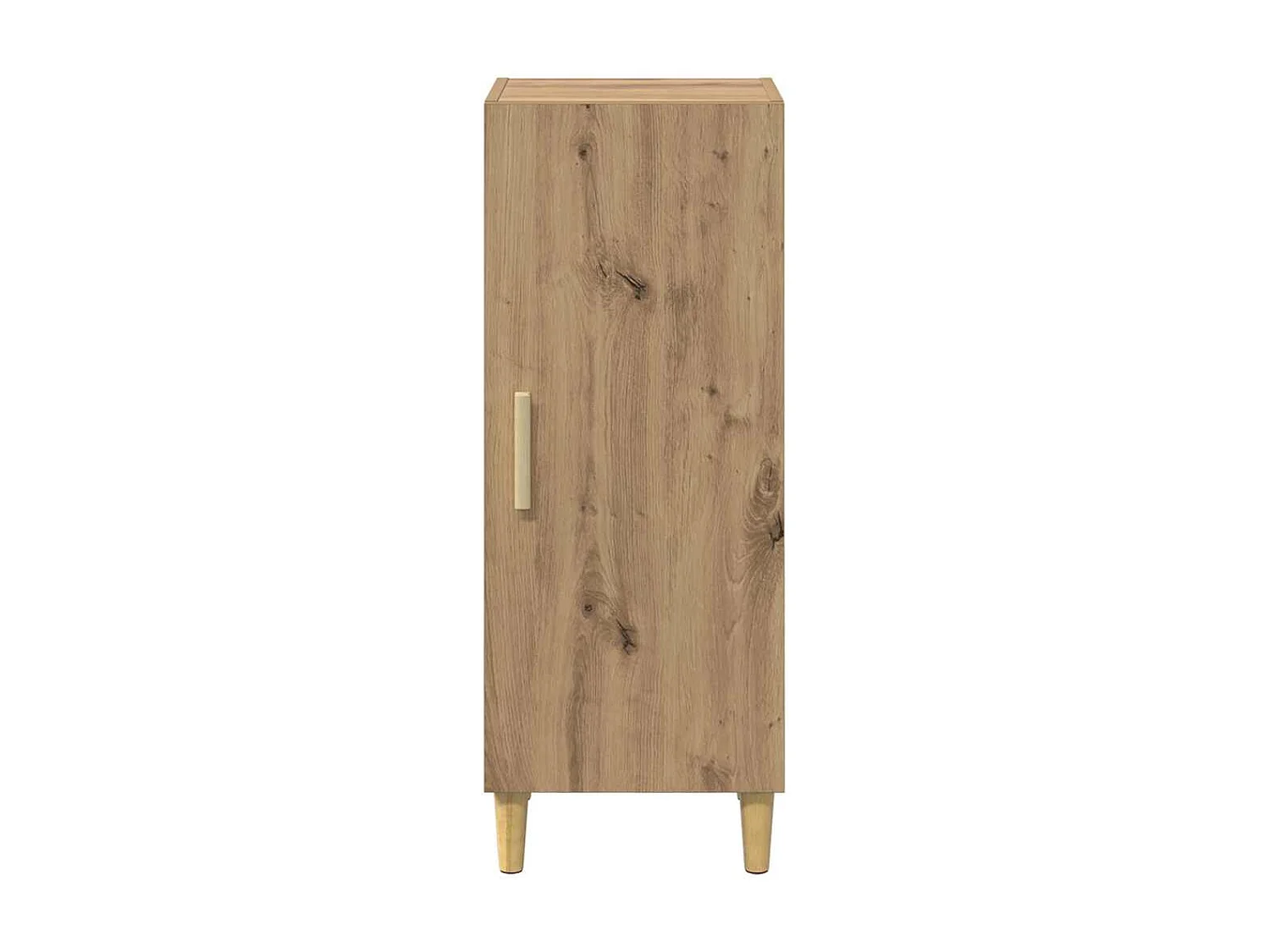 Handgemaakt eikenhouten dressoir 34,5 x 34 x 90 cm Technisch hout