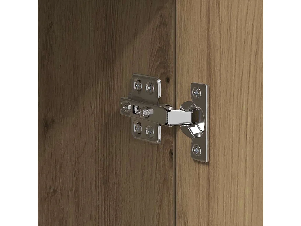 Handgemaakt eikenhouten dressoir 34,5 x 34 x 90 cm Technisch hout