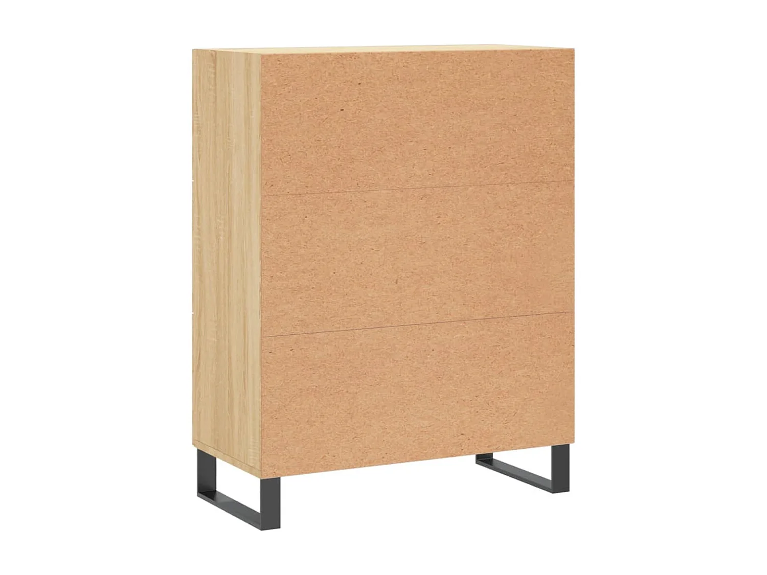 Buffet chêne sonoma 69,5x34x90 cm bois d'ingénierie