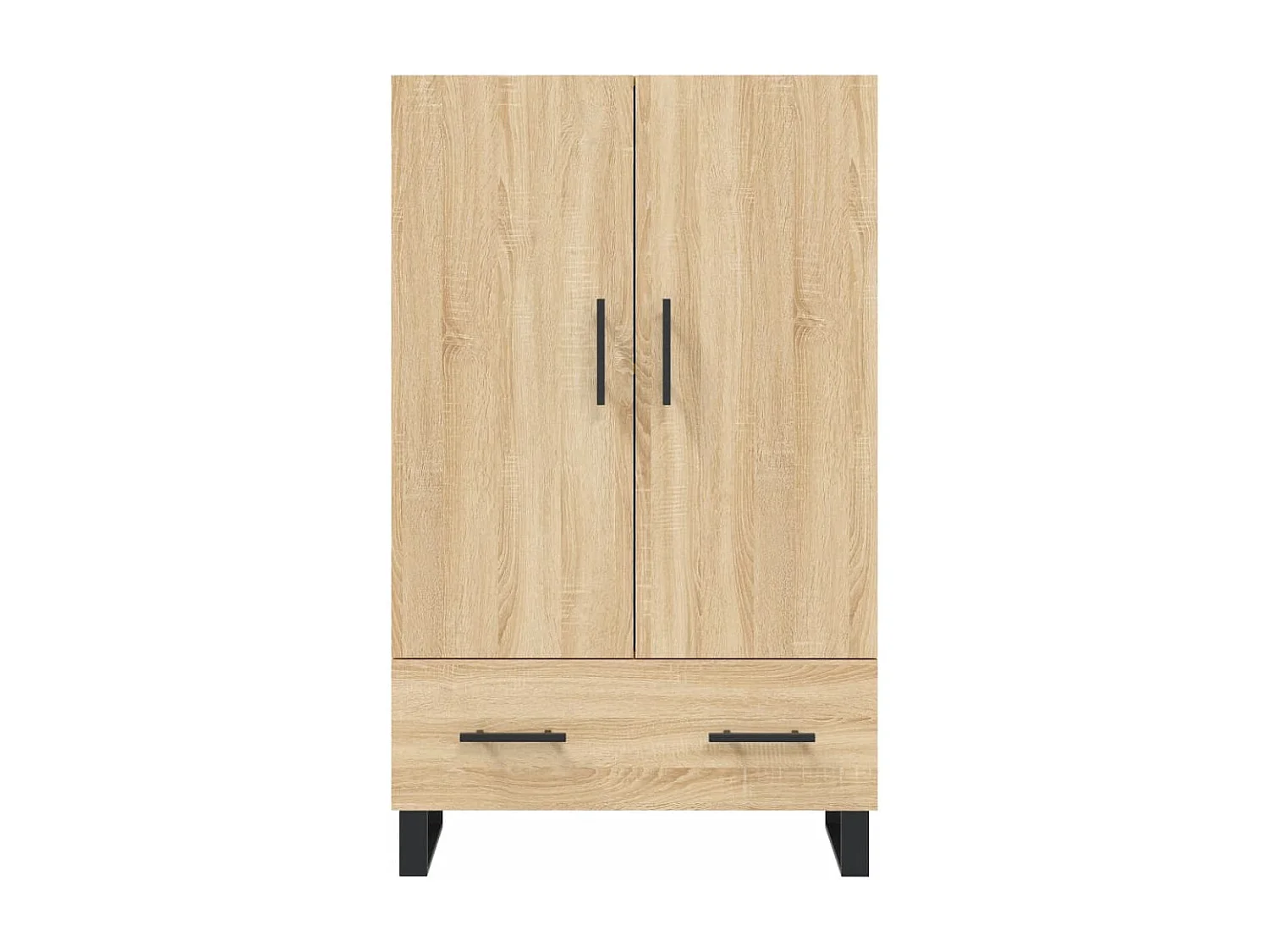 Buffet haut chêne sonoma 69,5x31x115 cm bois d'ingénierie