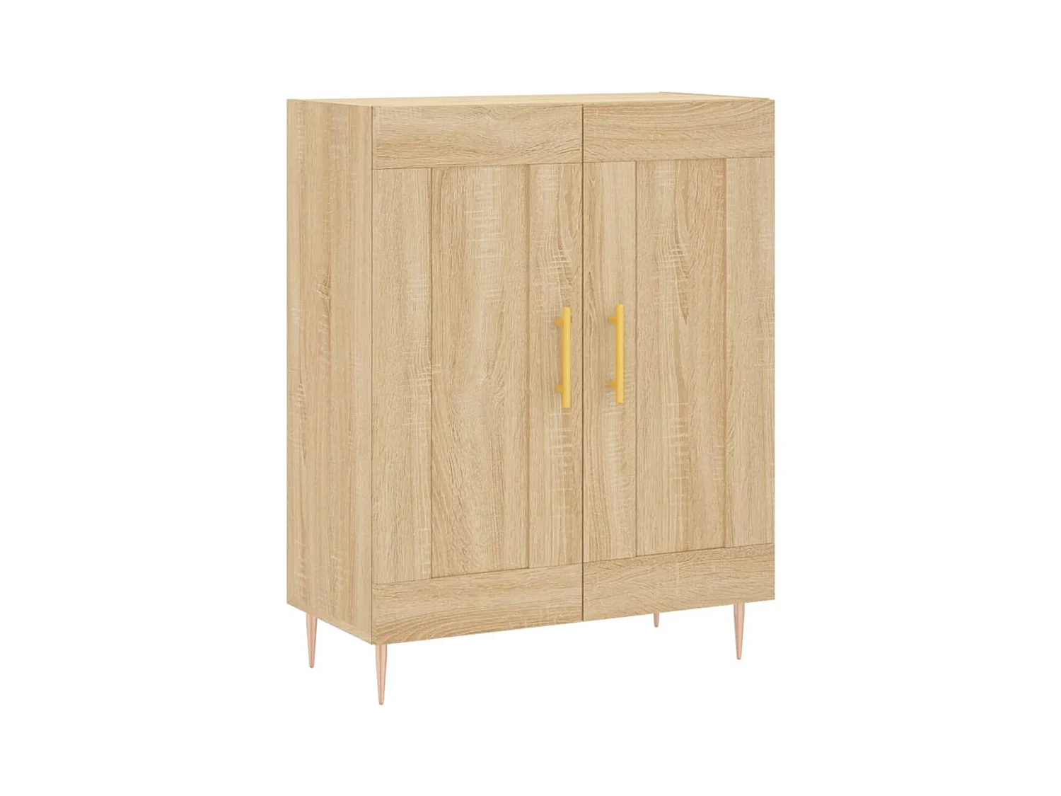 Buffet haut Chêne sonoma 69,5x34x180 cm Bois d'ingénierie