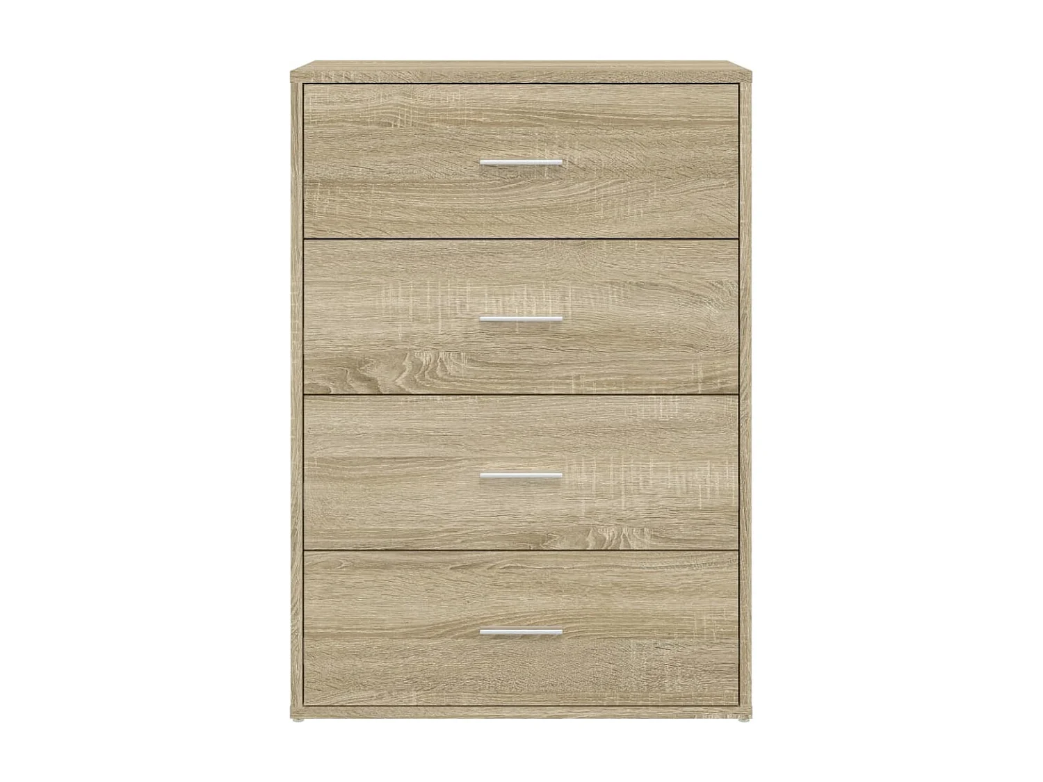 Credenze 2 pezzi rovere sonoma 60x31x84 cm legno ingegnerizzato