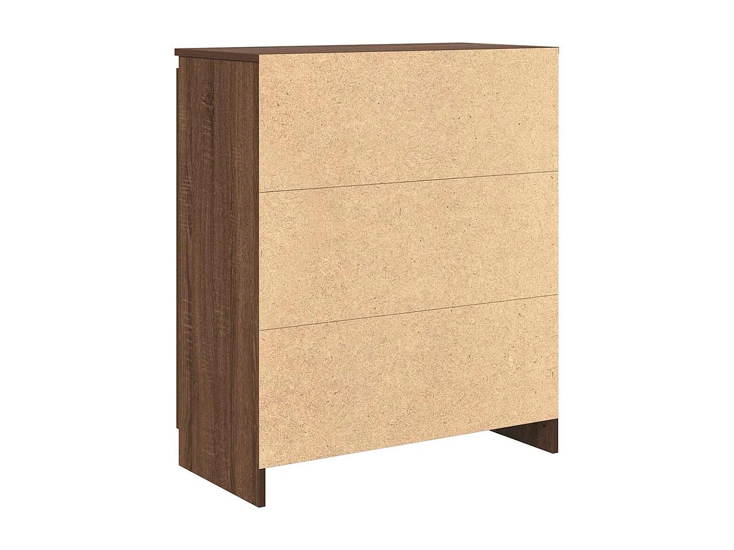 Buffet avec tiroirs chêne brun 71x35x84 cm bois d'ingénierie