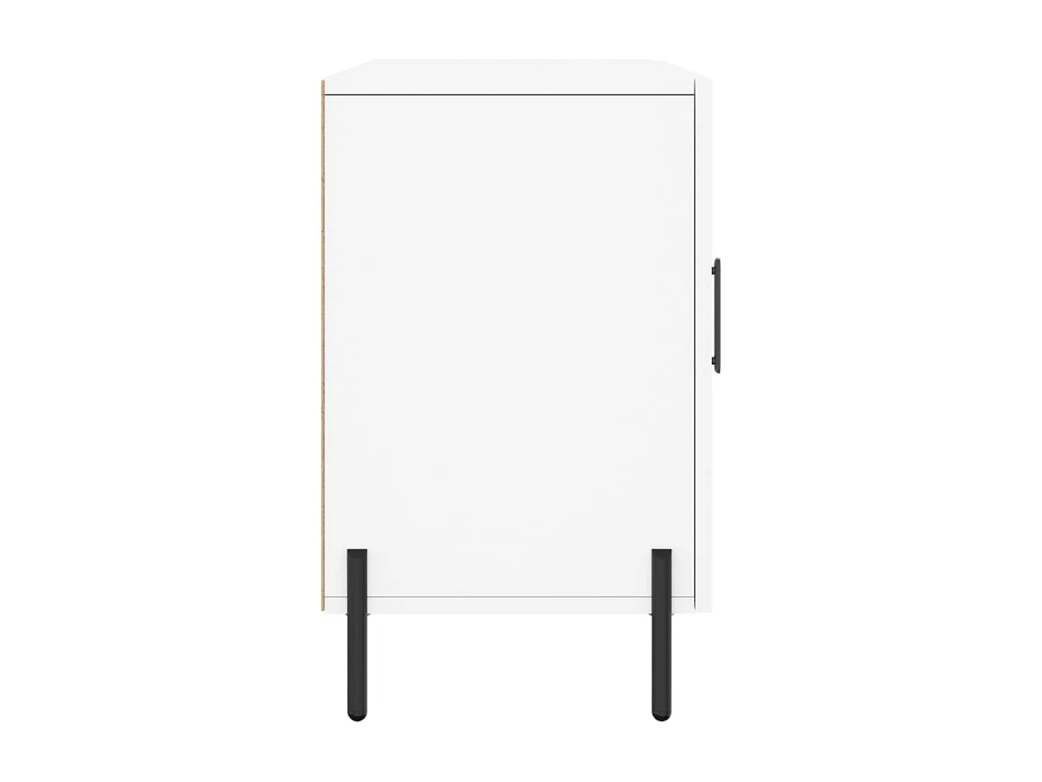 Buffet blanc 100x36x60 cm bois d'ingénierie