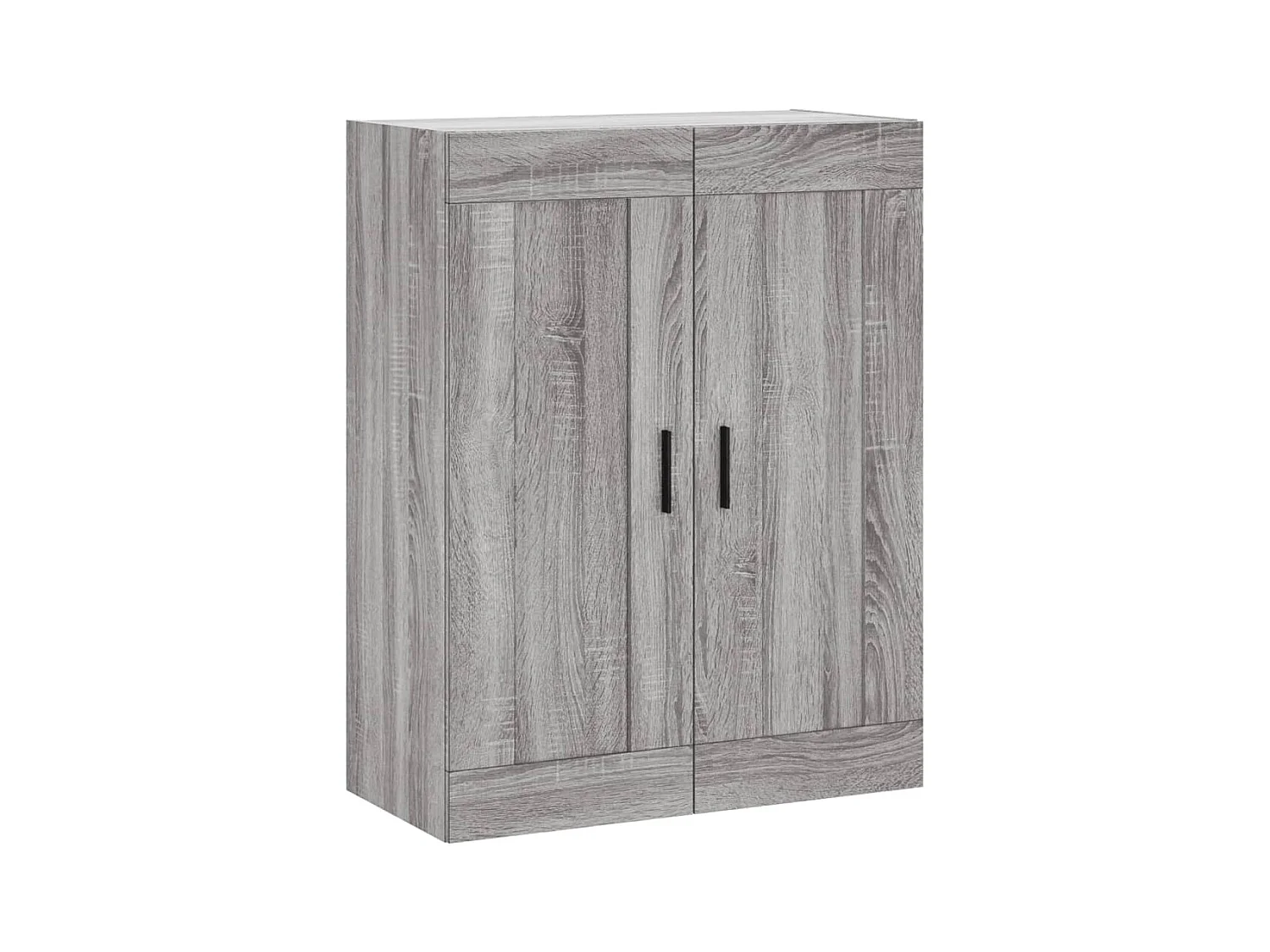 Sonoma hoog dressoir grijs 69,5x34x180 cm Technisch hout