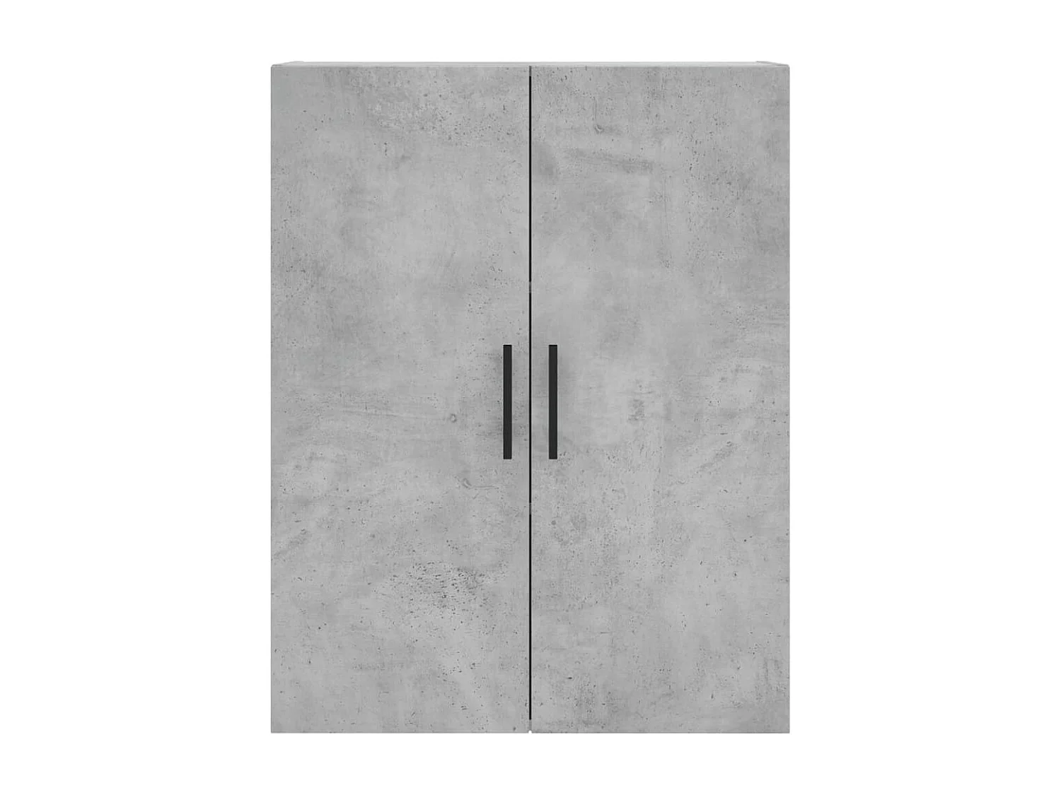 Buffet haut Gris béton 69,5x34x180 cm Bois d'ingénierie